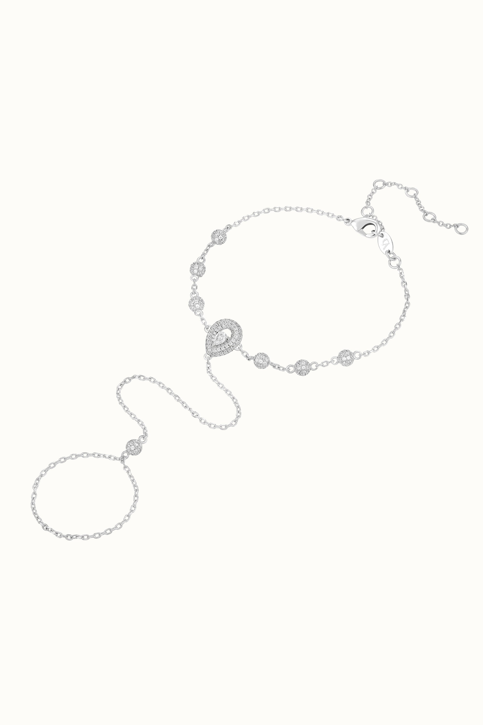 Defiant Hand Chain White