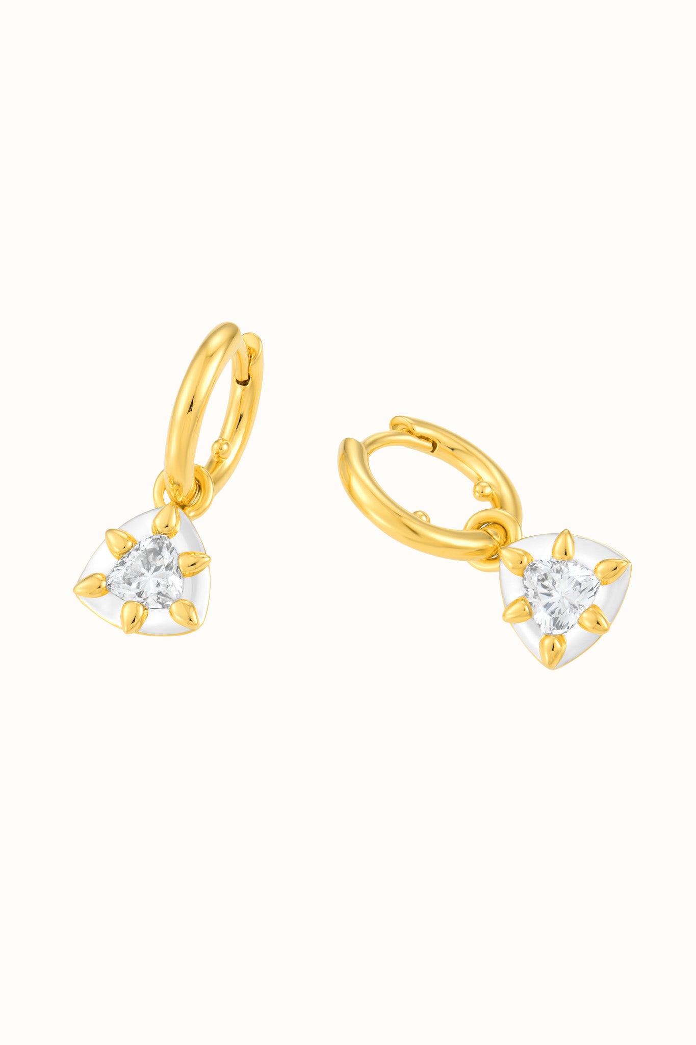 Dona Hoop Gold Earrings