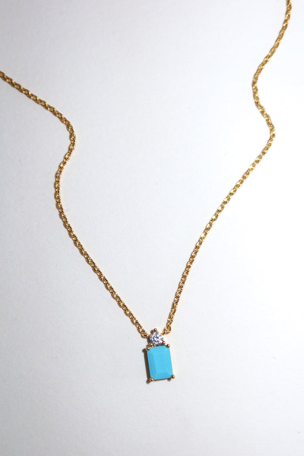 Persian Turquoise Charm Necklace