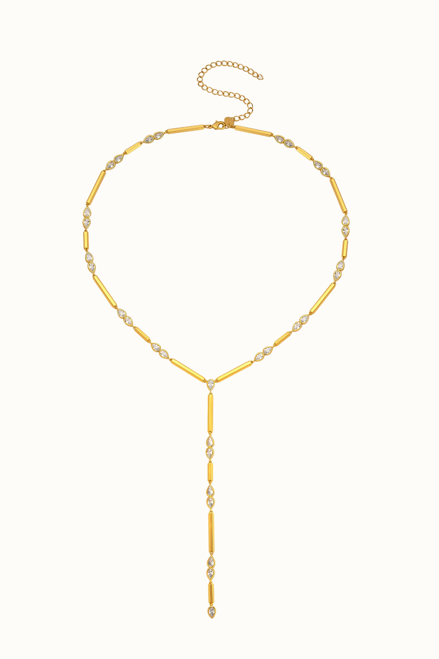 Hex Dangle Drop Necklace