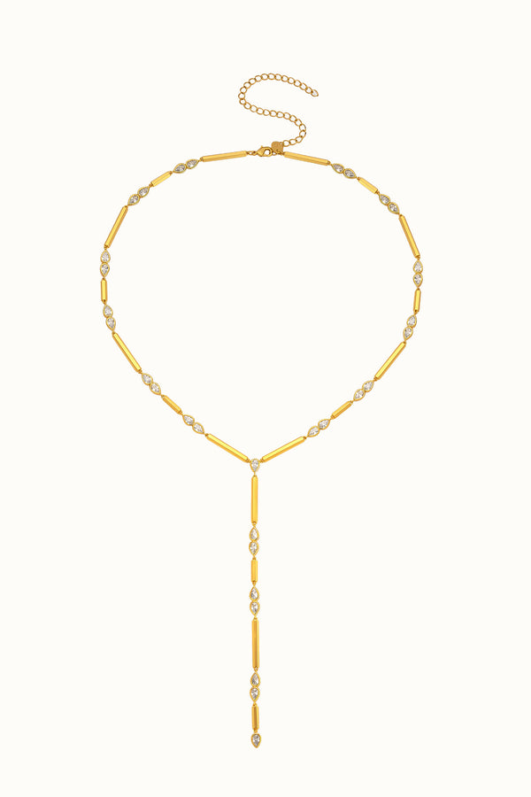 Hex Dangle Drop Necklace