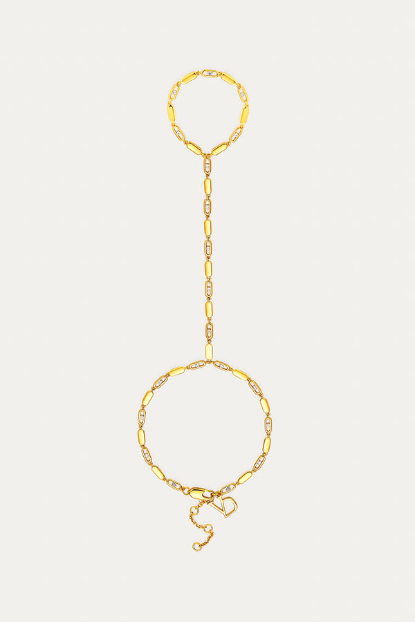 Toulouse Gold Hand Chain