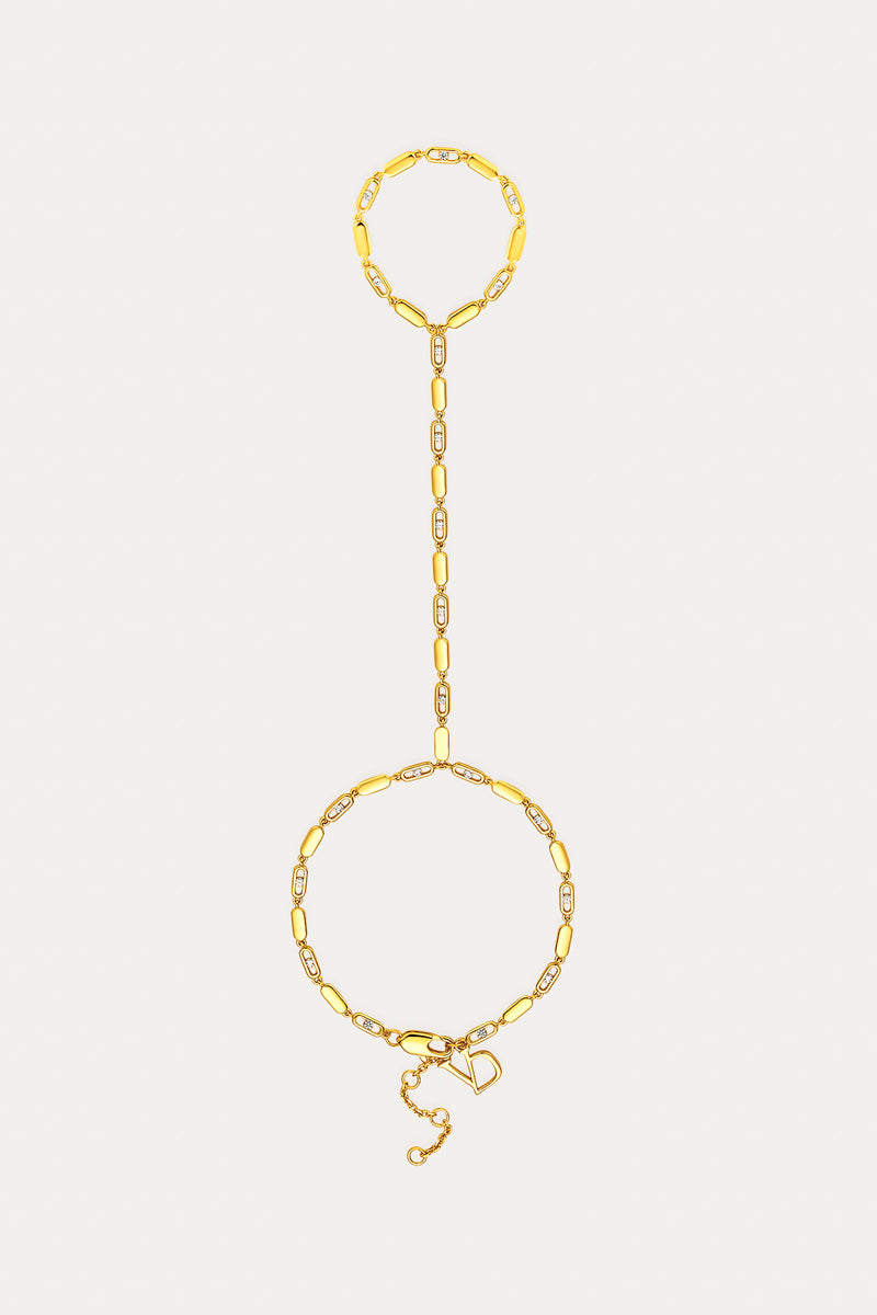 Toulouse Gold Hand Chain