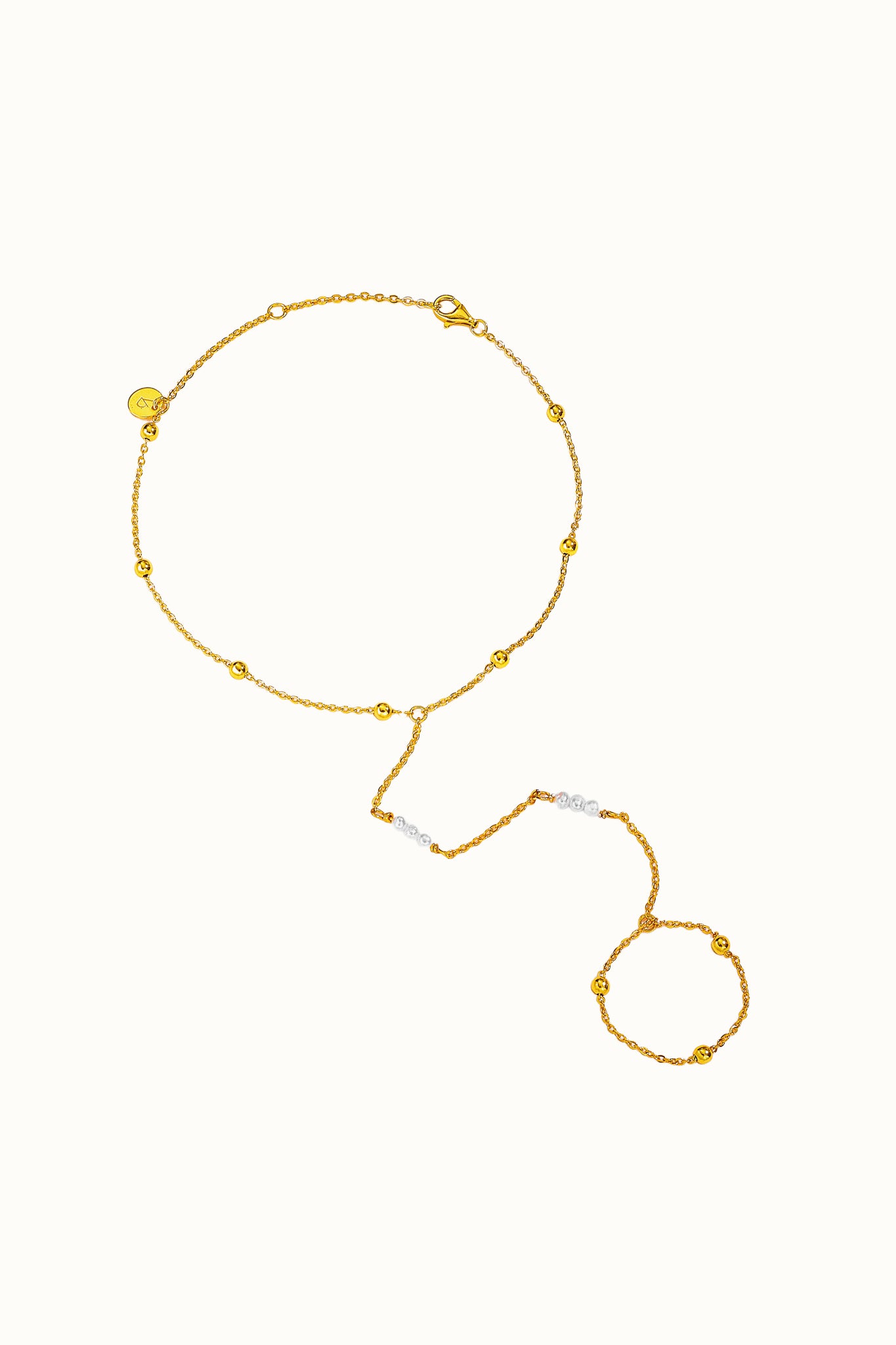 India Pearl Handchain