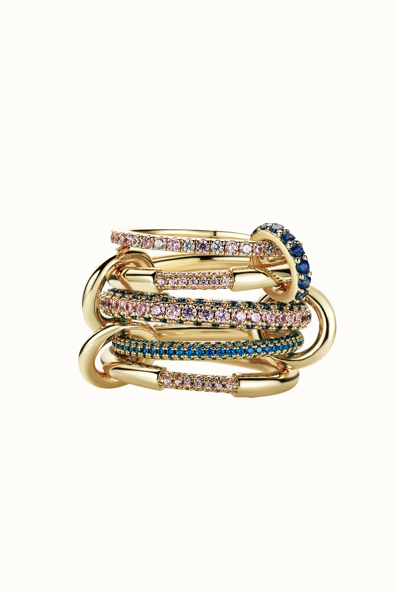 Ivy Locked Ring Gold