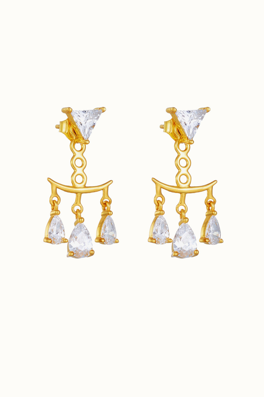 Jamrah Ear Jacket Studs