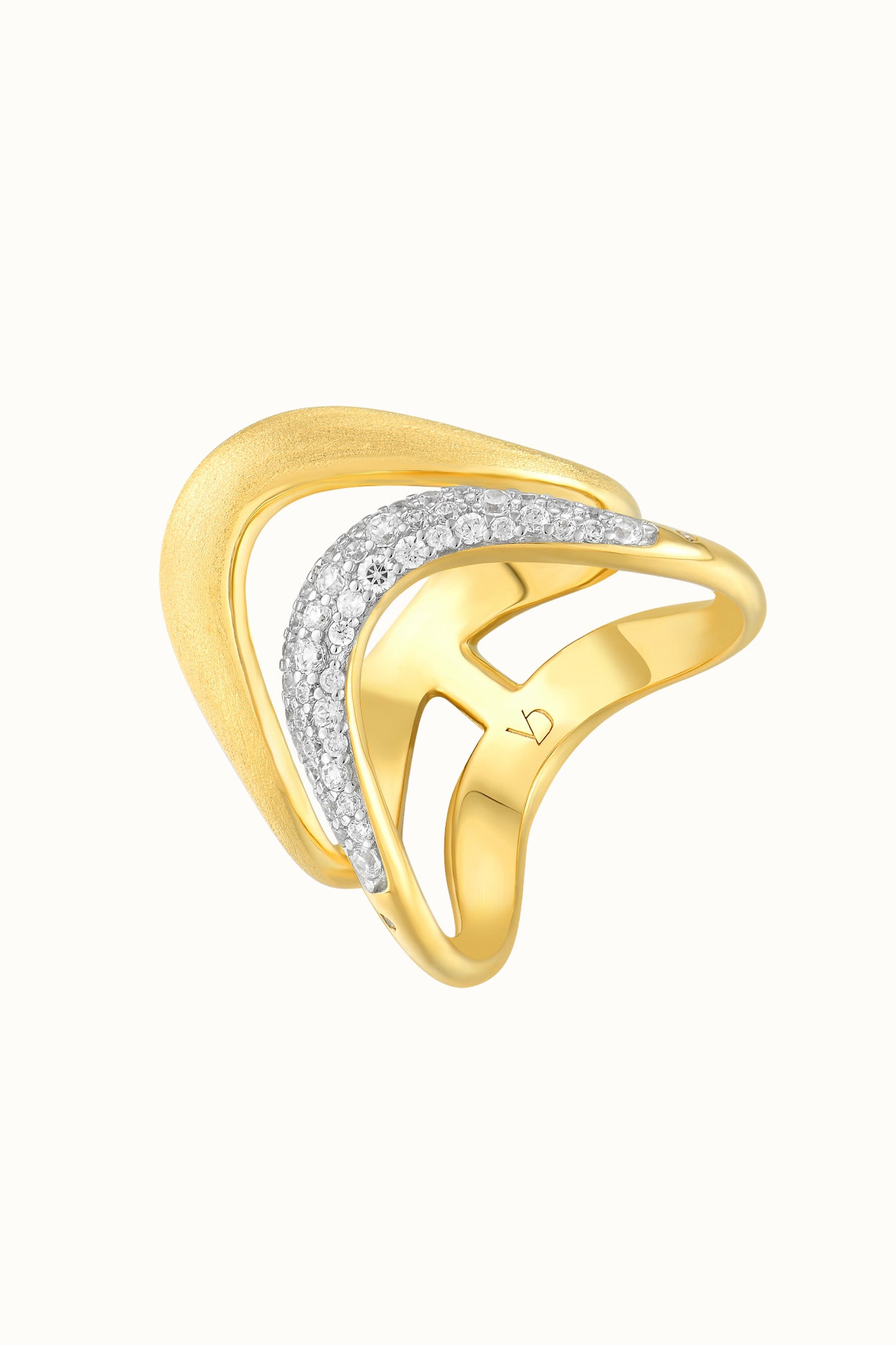 Dune Rimal Double Ring - Satincrest