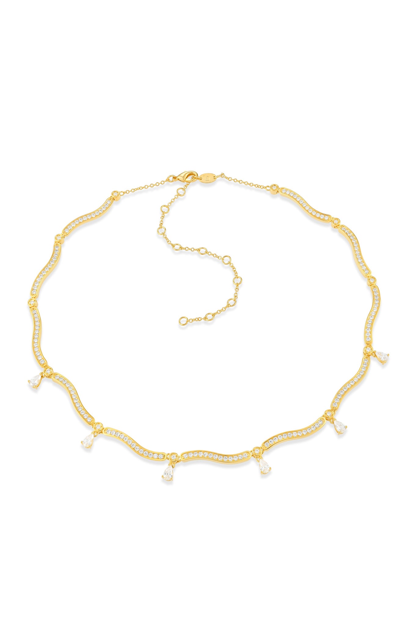Dune Mirage Drops Necklace - Gold