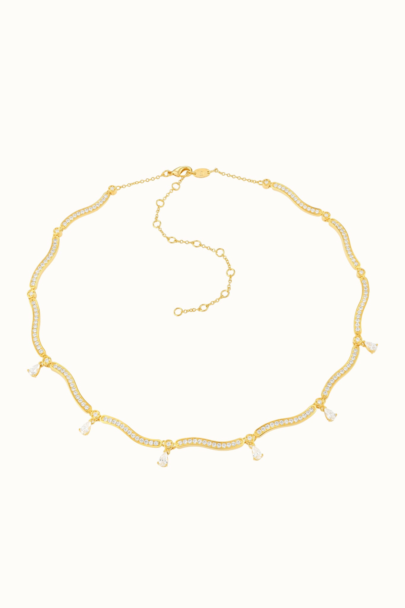 Dune Mirage Drops Necklace - Gold