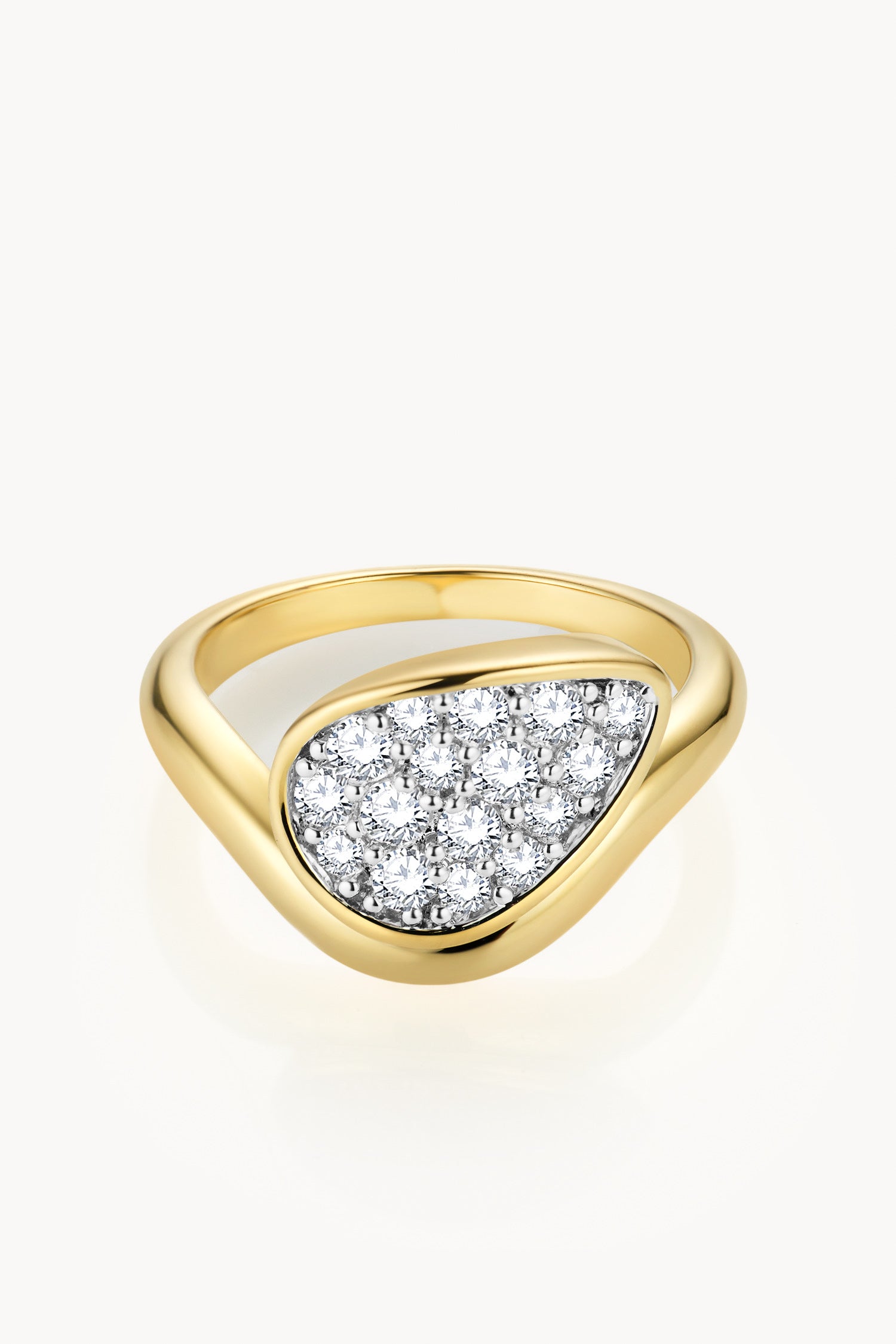 Dune Teardrop Frost Pinky Ring