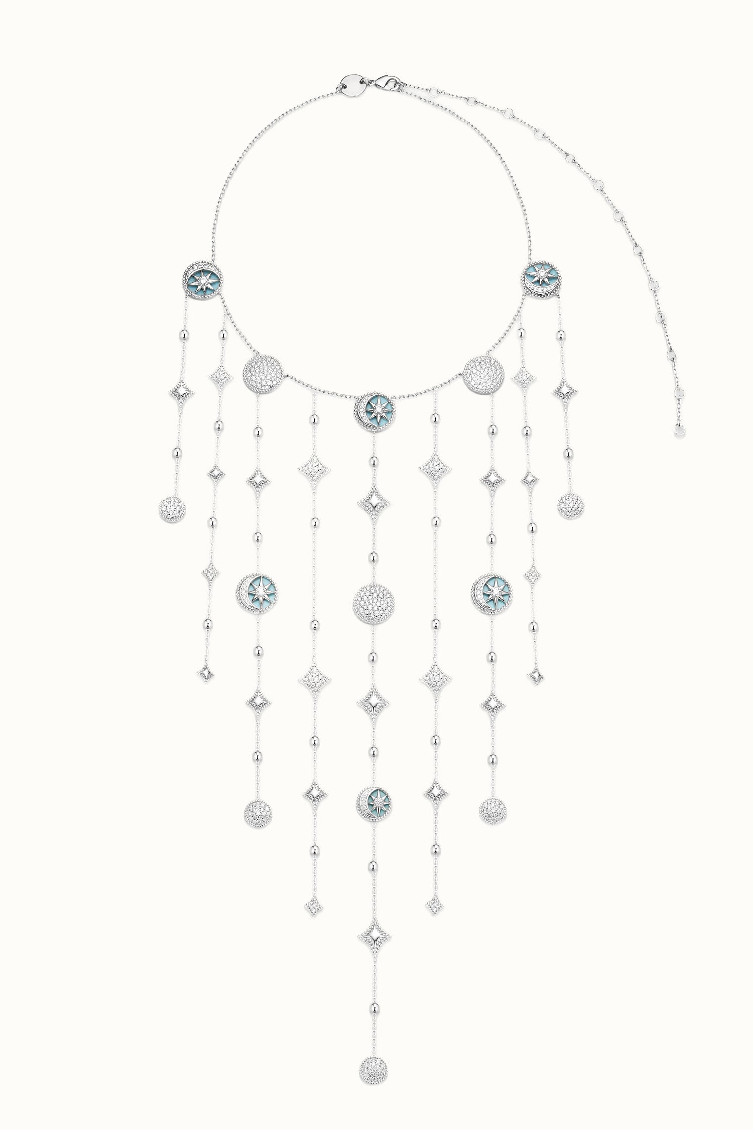 Desert Tale Rain Necklace - Sama Blue
