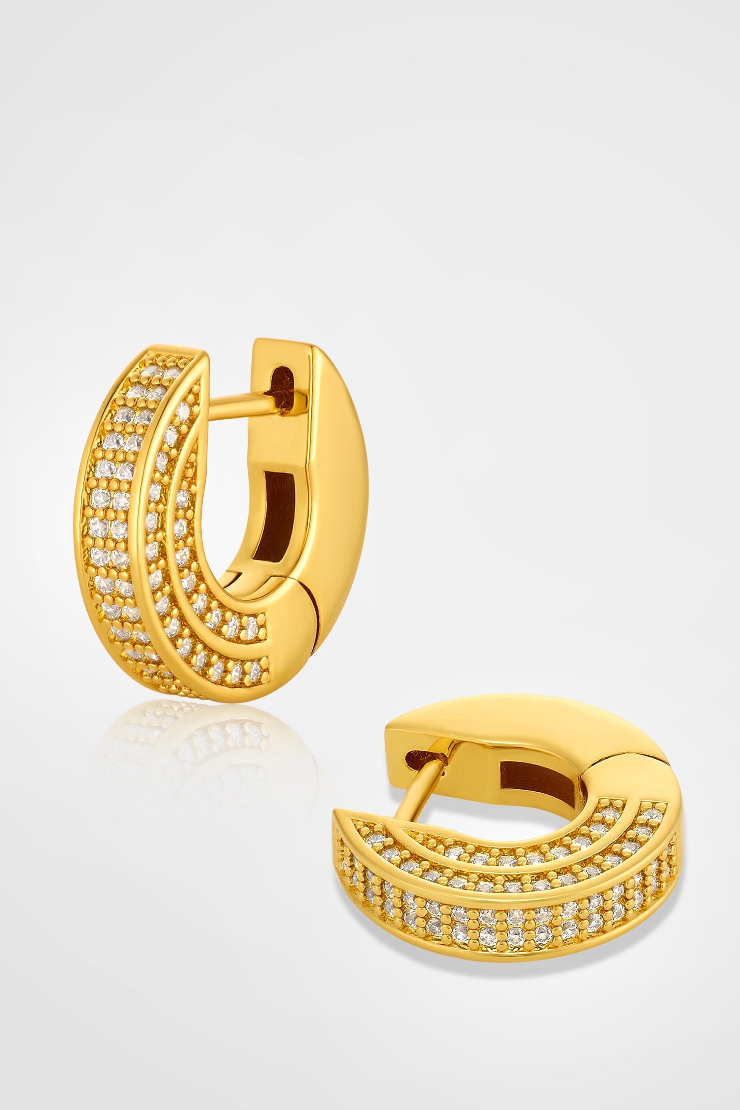 Ayla Medium Hoops أقراط  أيلا متوسطة