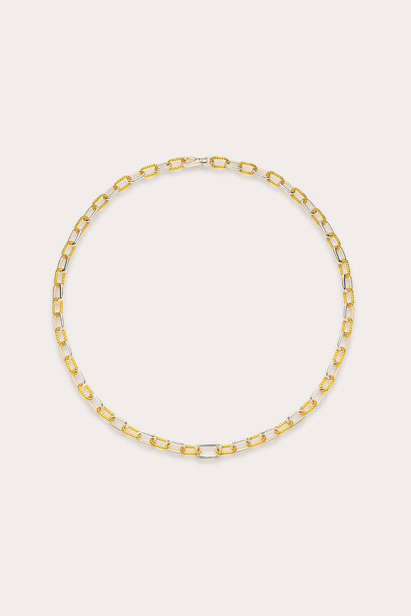 Kate Gold Cable Link Chain Necklace - Long