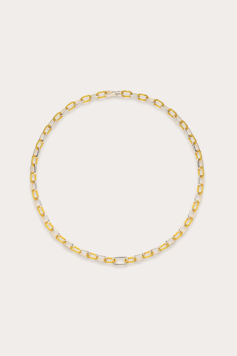 Kate Gold Cable Link Chain Necklace - Long