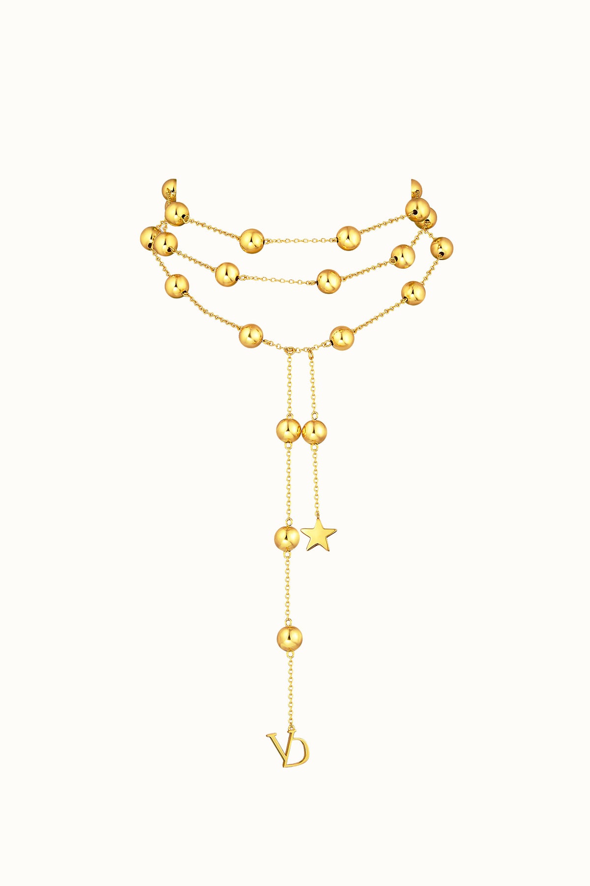 Midnight Ball Drop Choker Necklace عقد ميدنايت تشوكر بتعليقة كرة