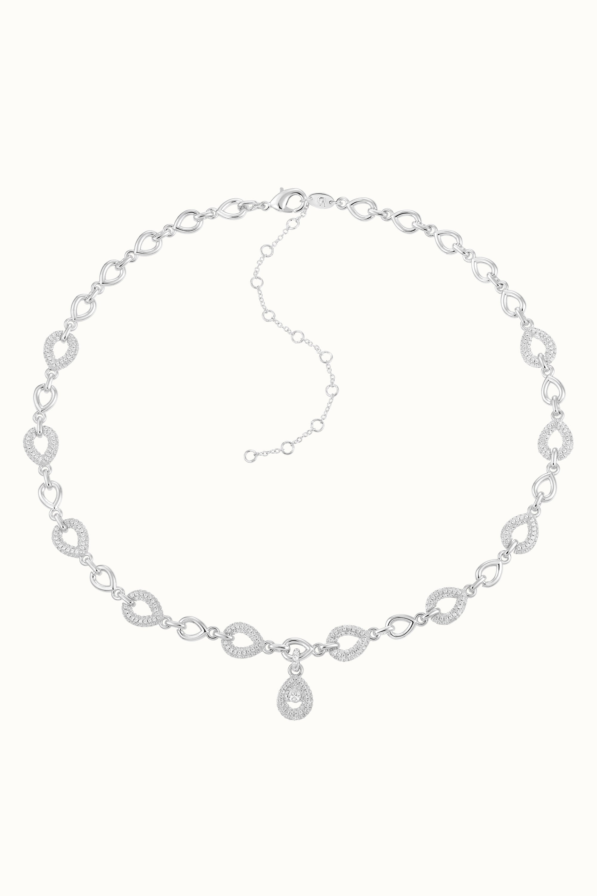 Defiant Chain Necklace White