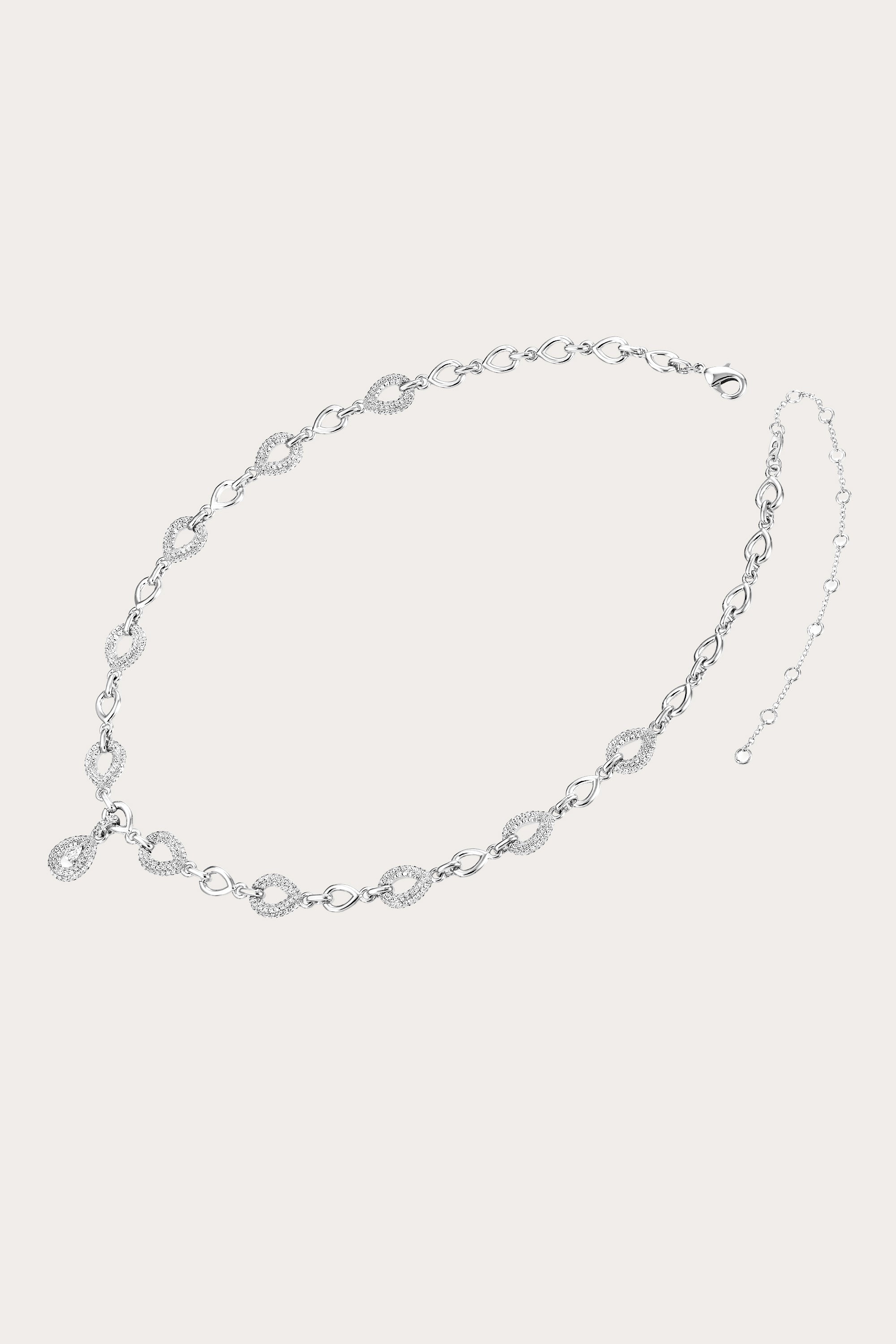 Defiant Chain Necklace White