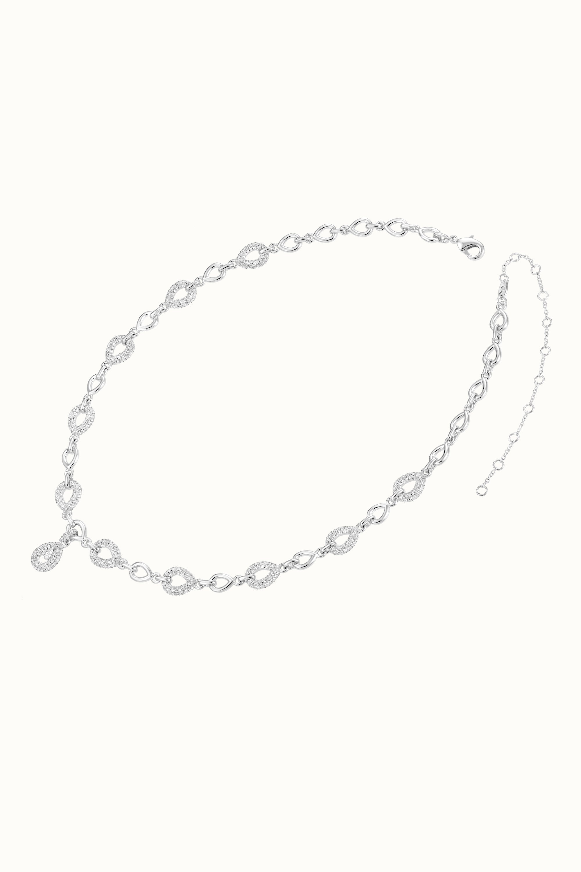 Defiant Chain Necklace White