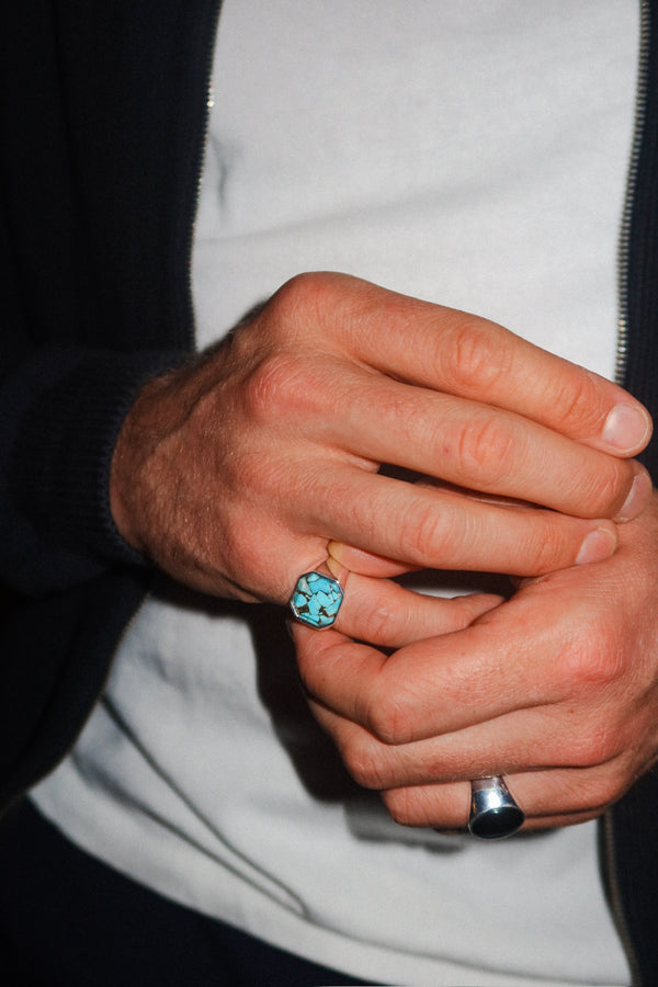 Persian Turquoise Signet Ring