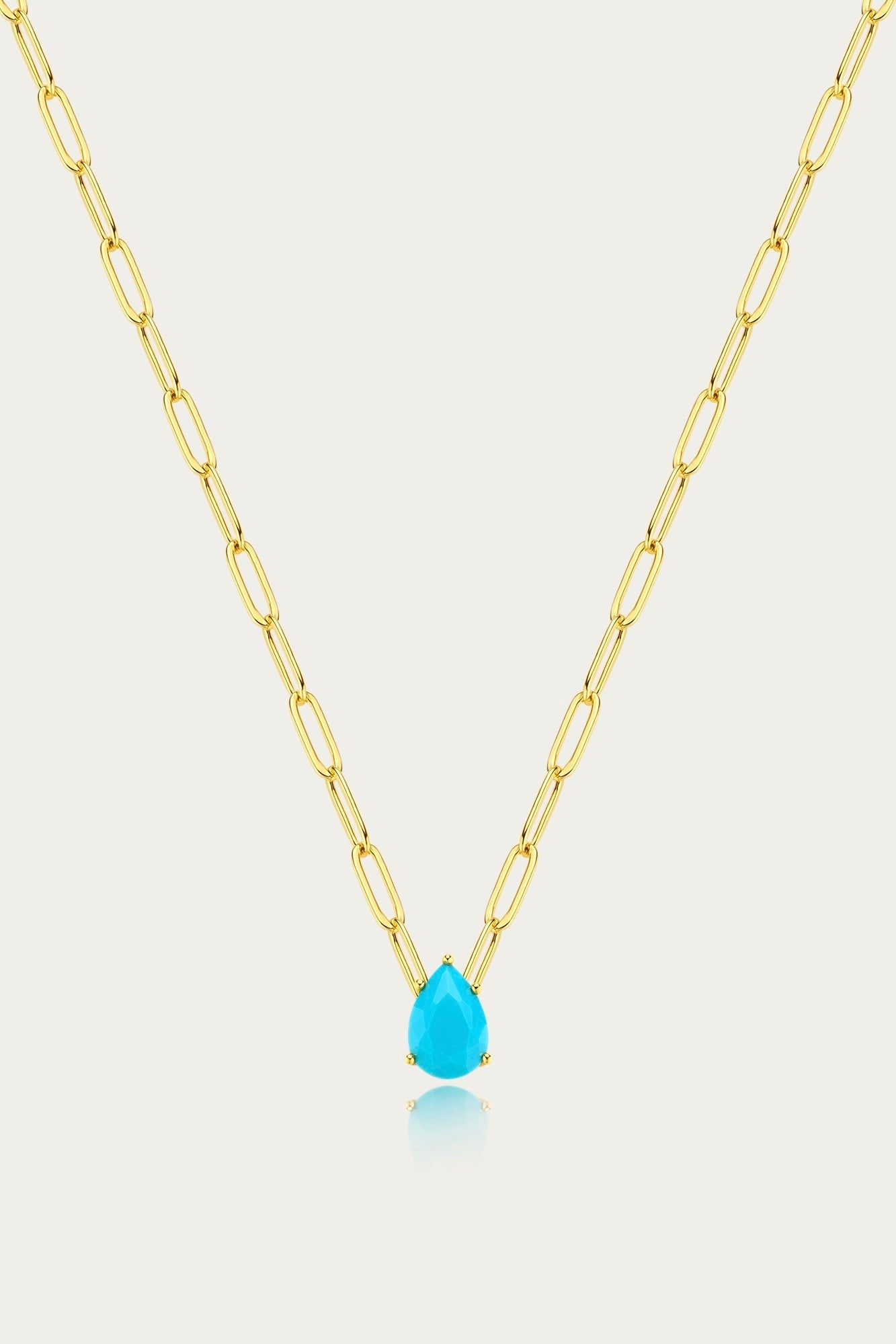 Persian Turquoise Stone Necklace   عقد بحجر الفيروز الفارسي