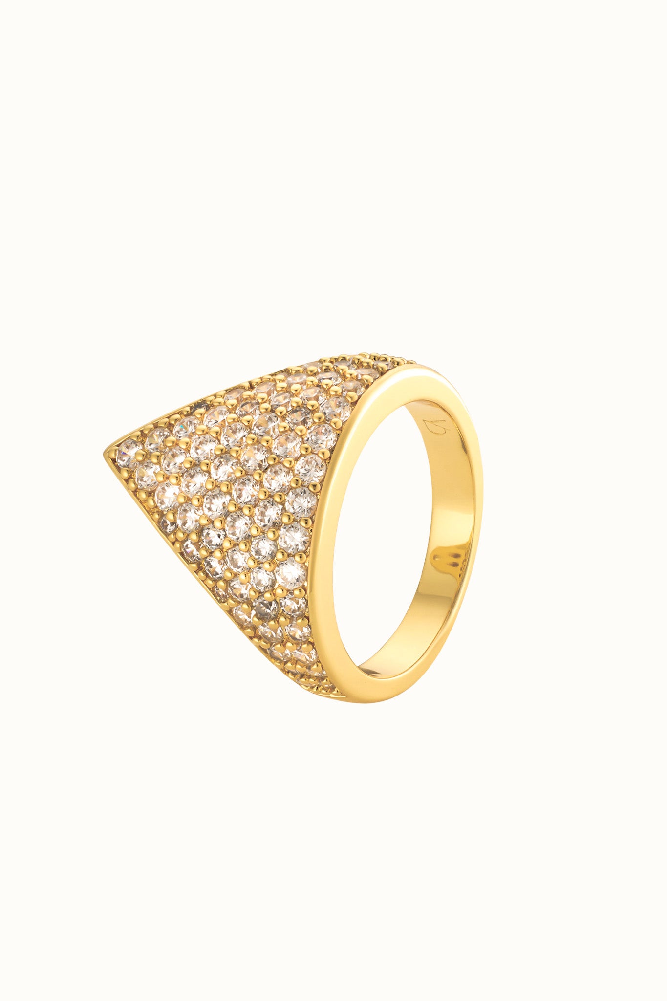 Pyramid Comet Ring
