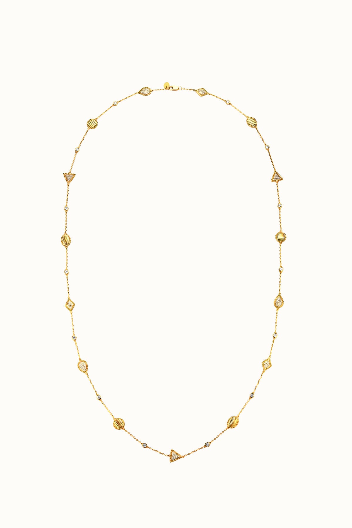  Rumi Multishape Long Necklace  عقد رومي طويل متعدد الأشكال