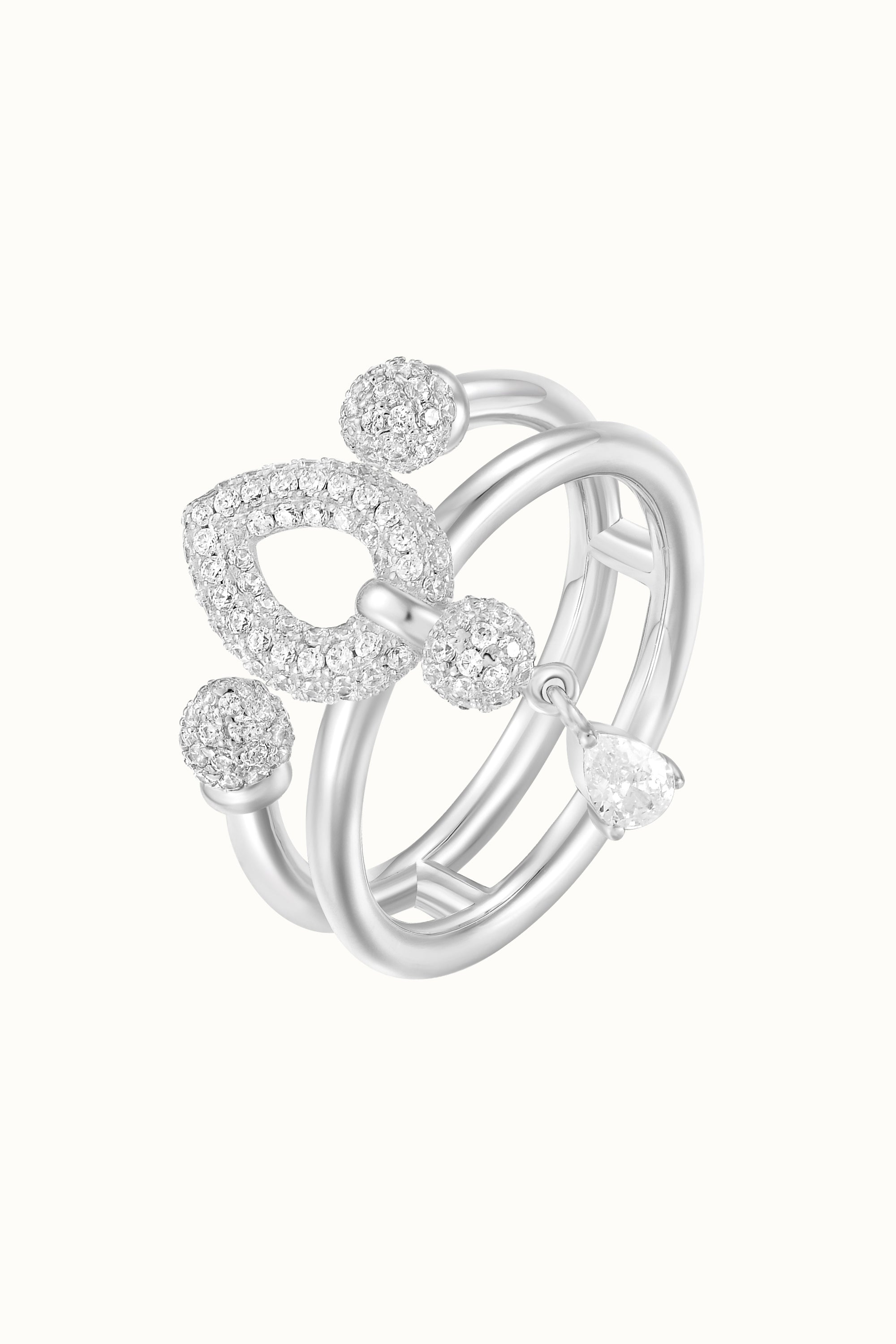Defiant Drop Ring White i
