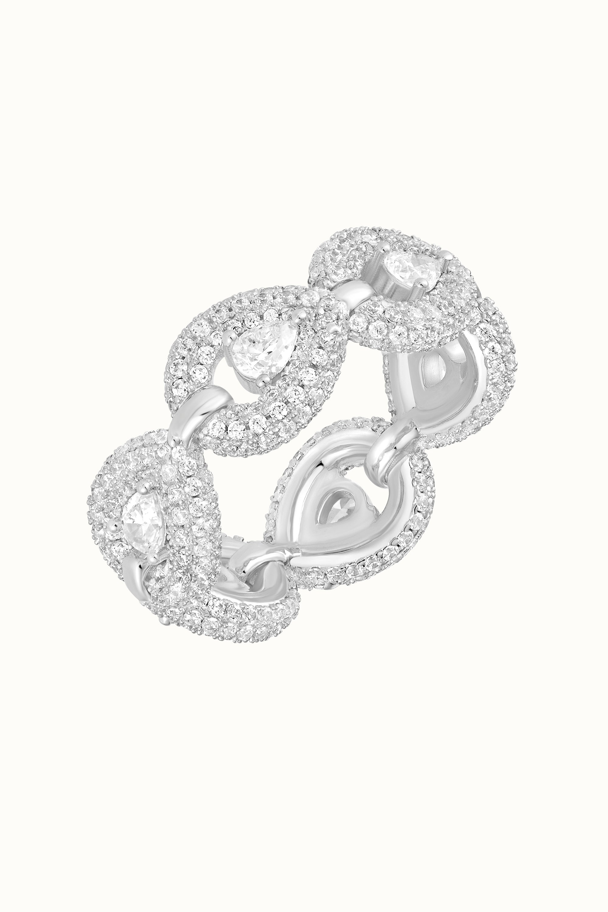 Defiant Chain Ring White