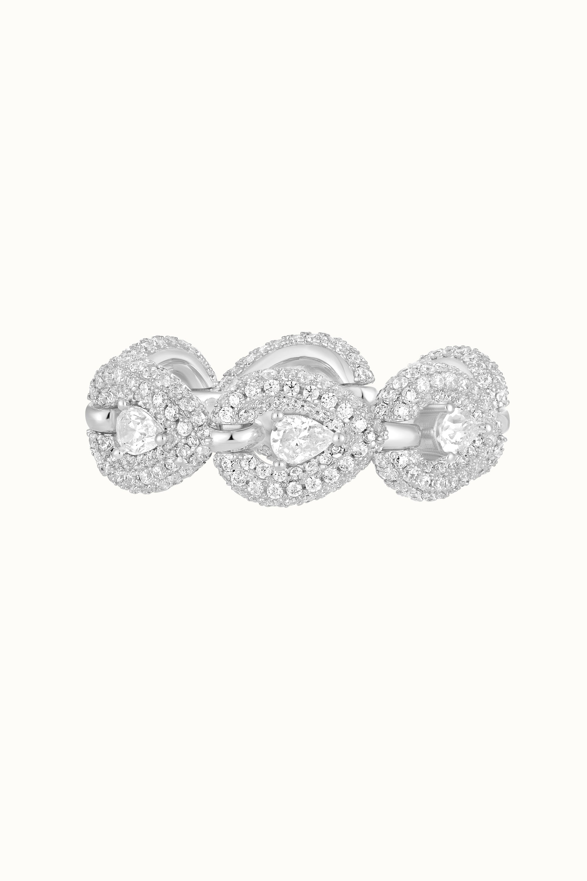 Defiant Chain Ring White