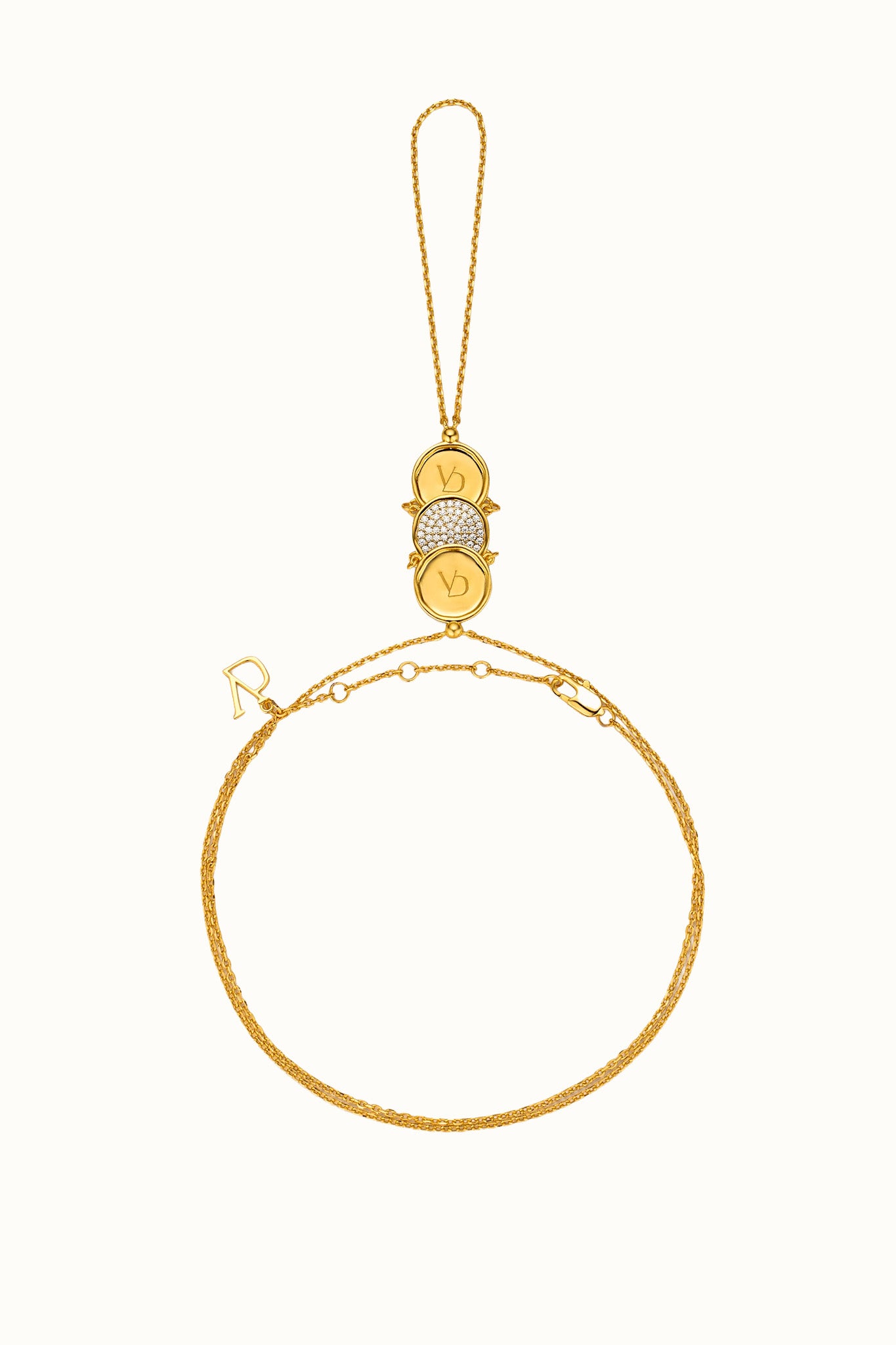Sabika Tri-coin Hand Chain
