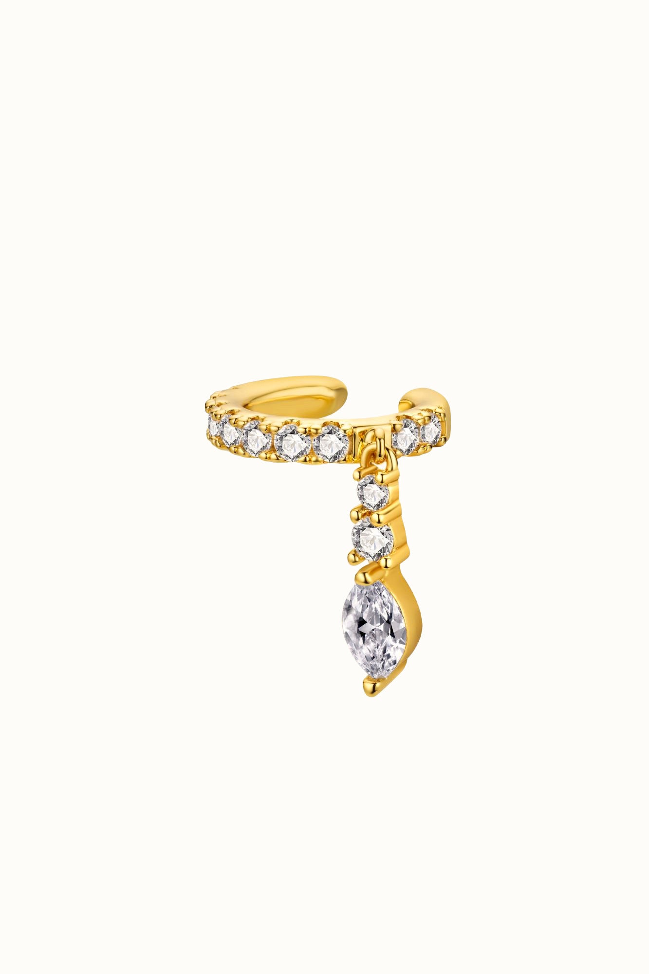 Side Drop Ear Cuff كبسة أذن سايد دروب