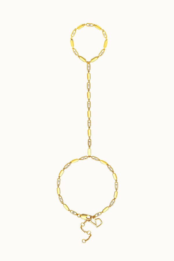 Toulouse Gold Hand Chain