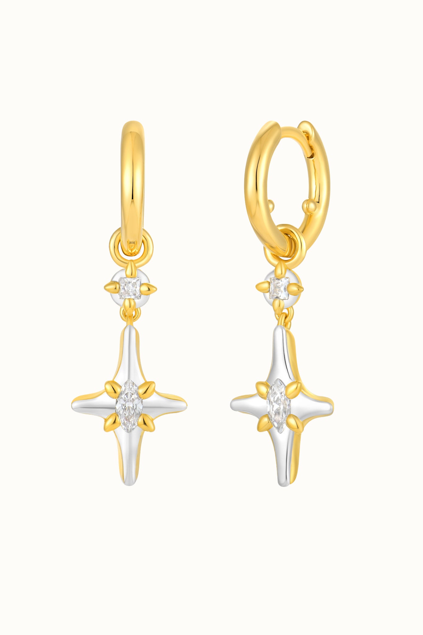 Sparkle Slim Hoop Earrings
