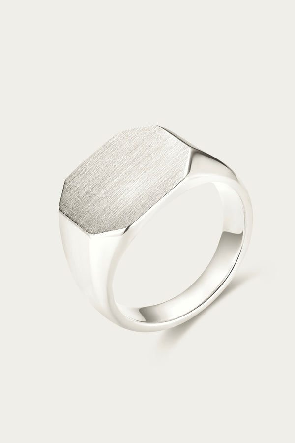 Syos Silver Signet Ring   خاتم فضة من سيوس