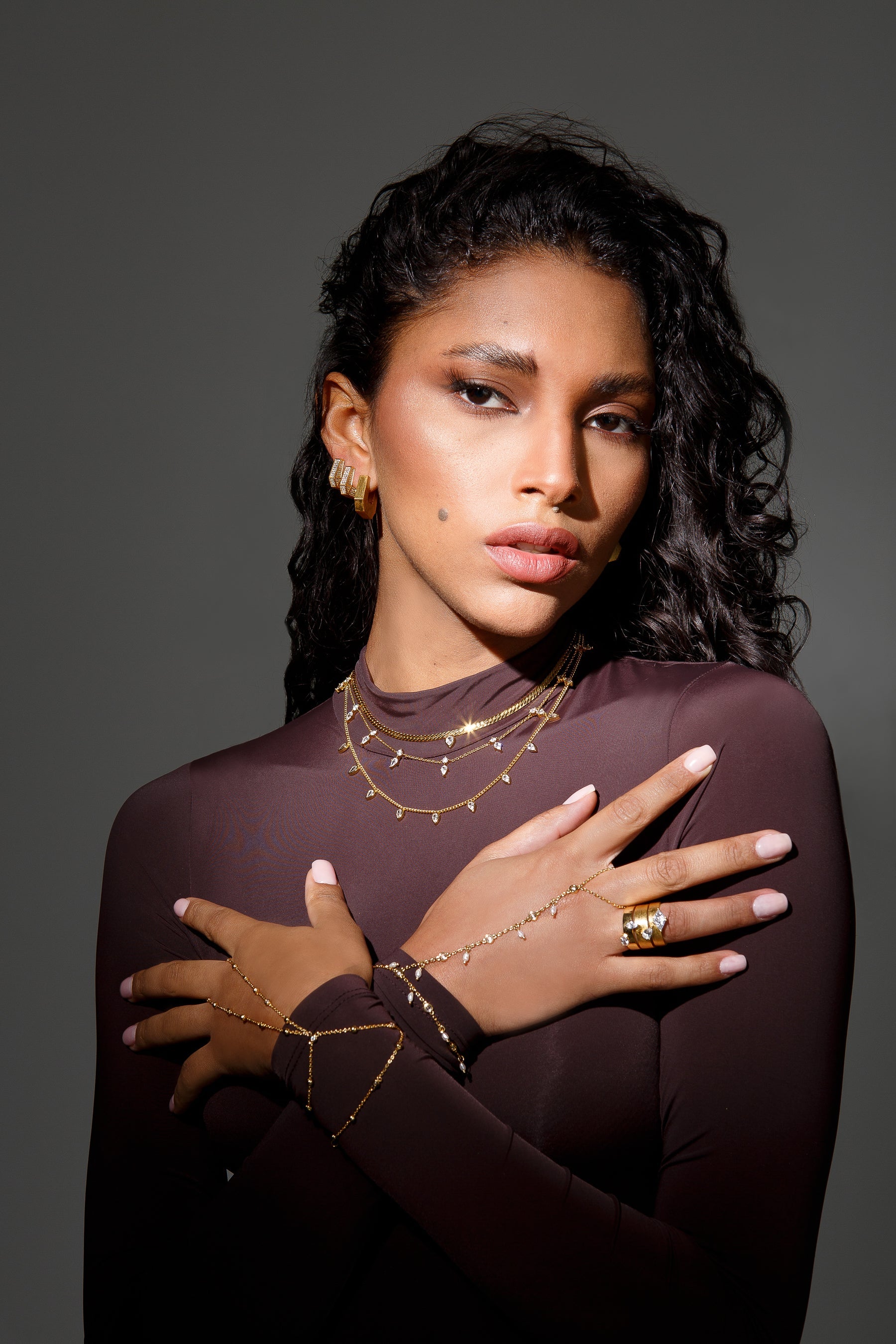 Pyramid Matte Ring خاتم هرم غير لامع