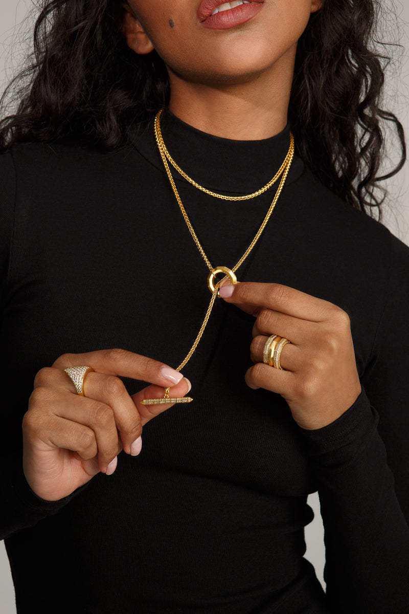 Nala T-lock Hex Chain Necklace