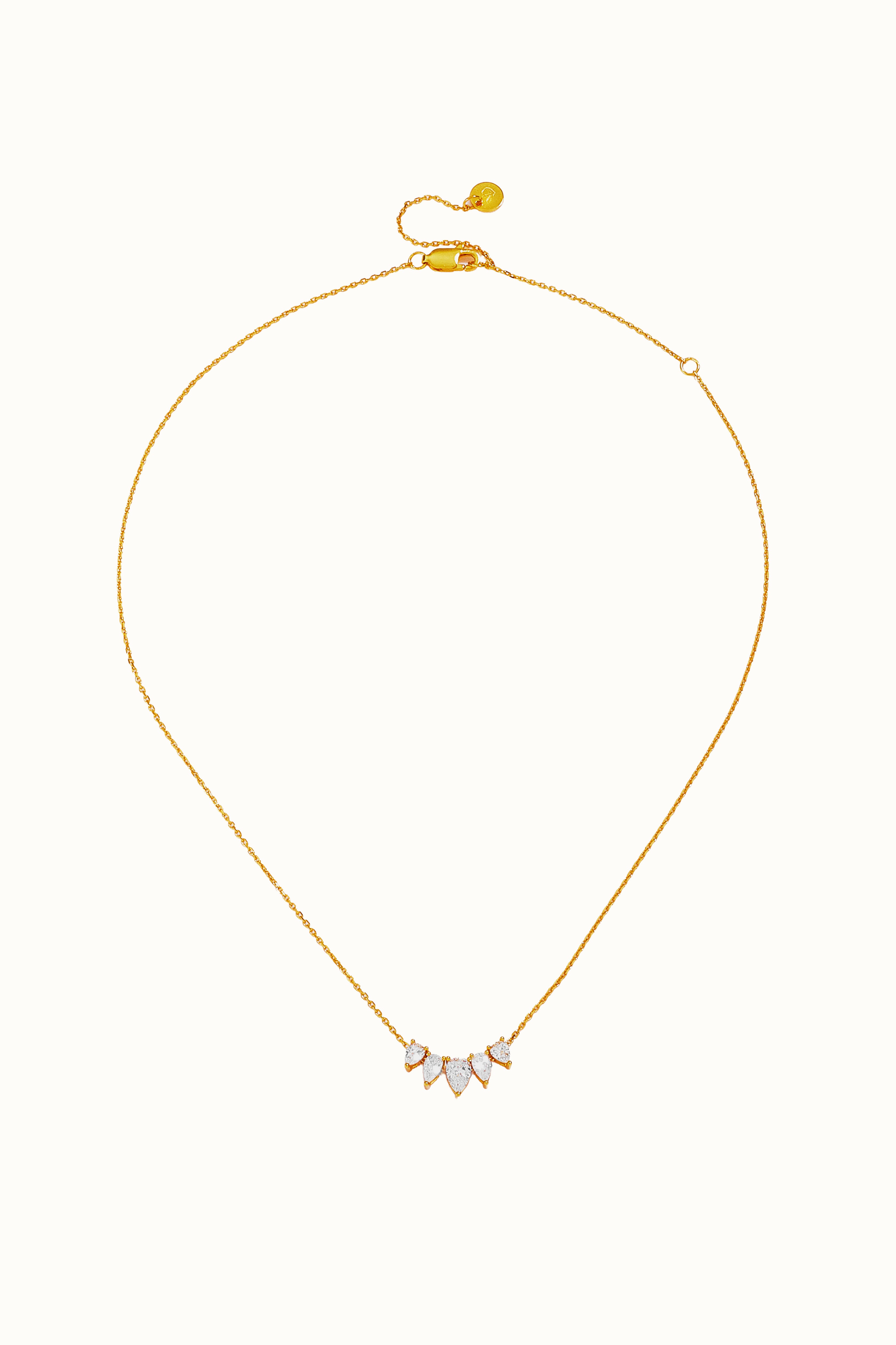 Zenith Teardrop Charm Necklace