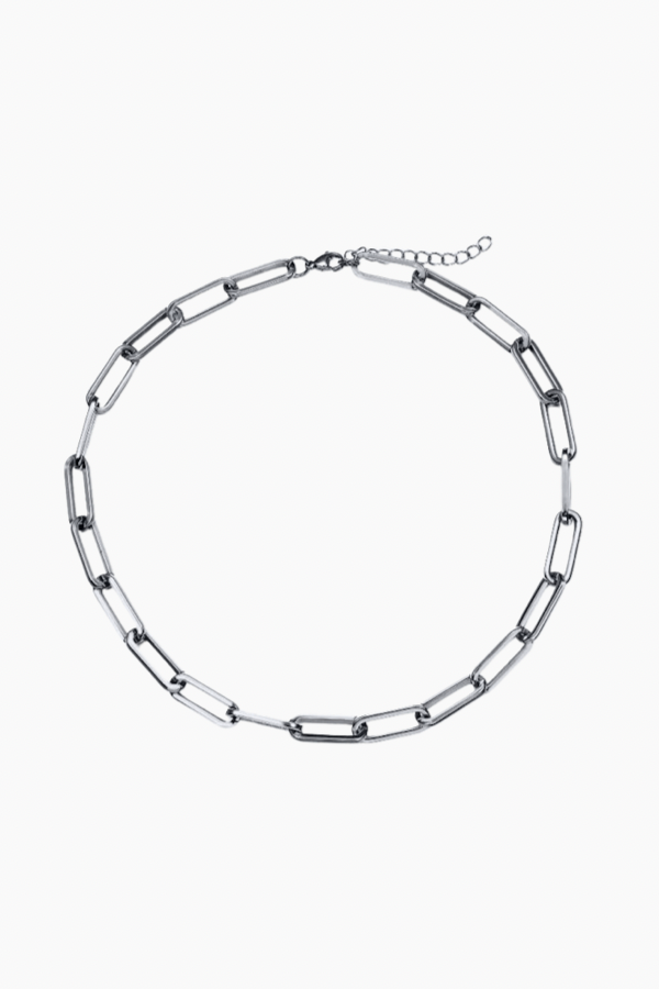 Laia Chain Necklace -Silver قلادة سلسلة لايا - فضية