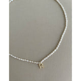 Nerja Initial Pearl Necklace