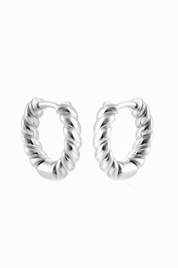 Lulu Hoops Silver