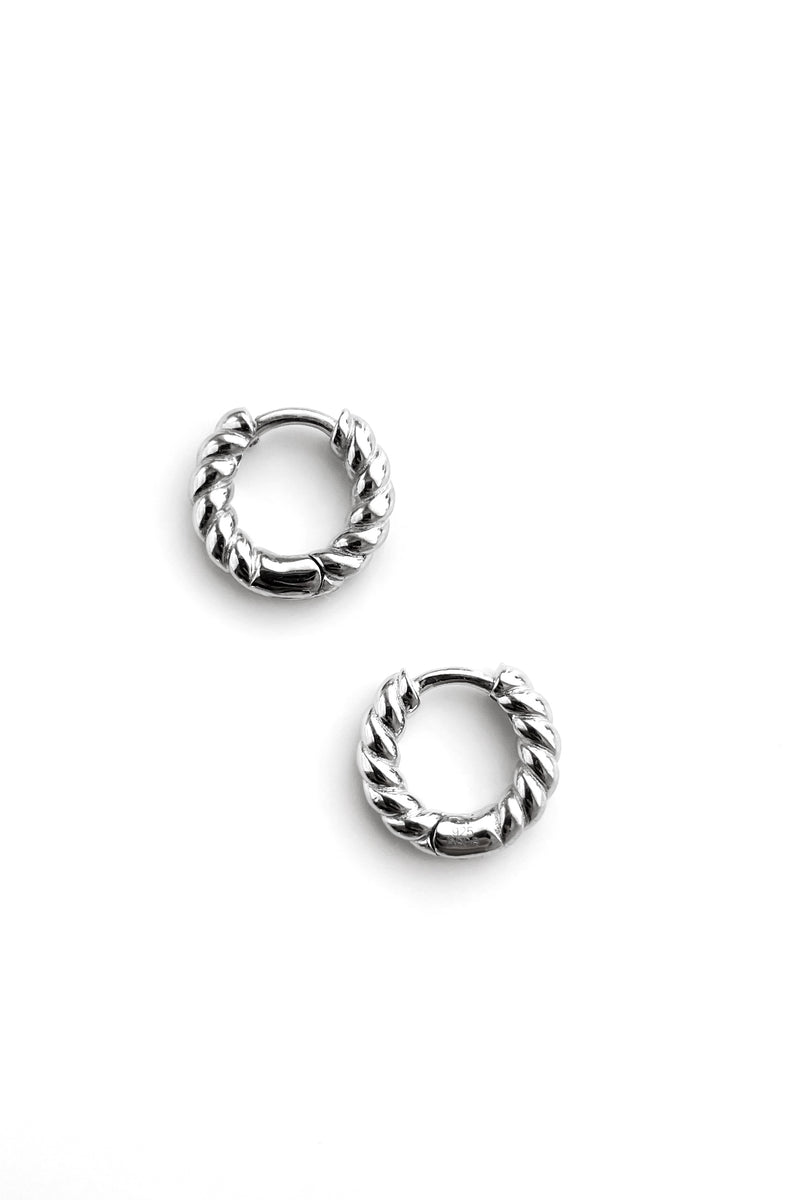 Lulu Hoops Silver