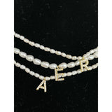 Nerja Initial Pearl Necklace