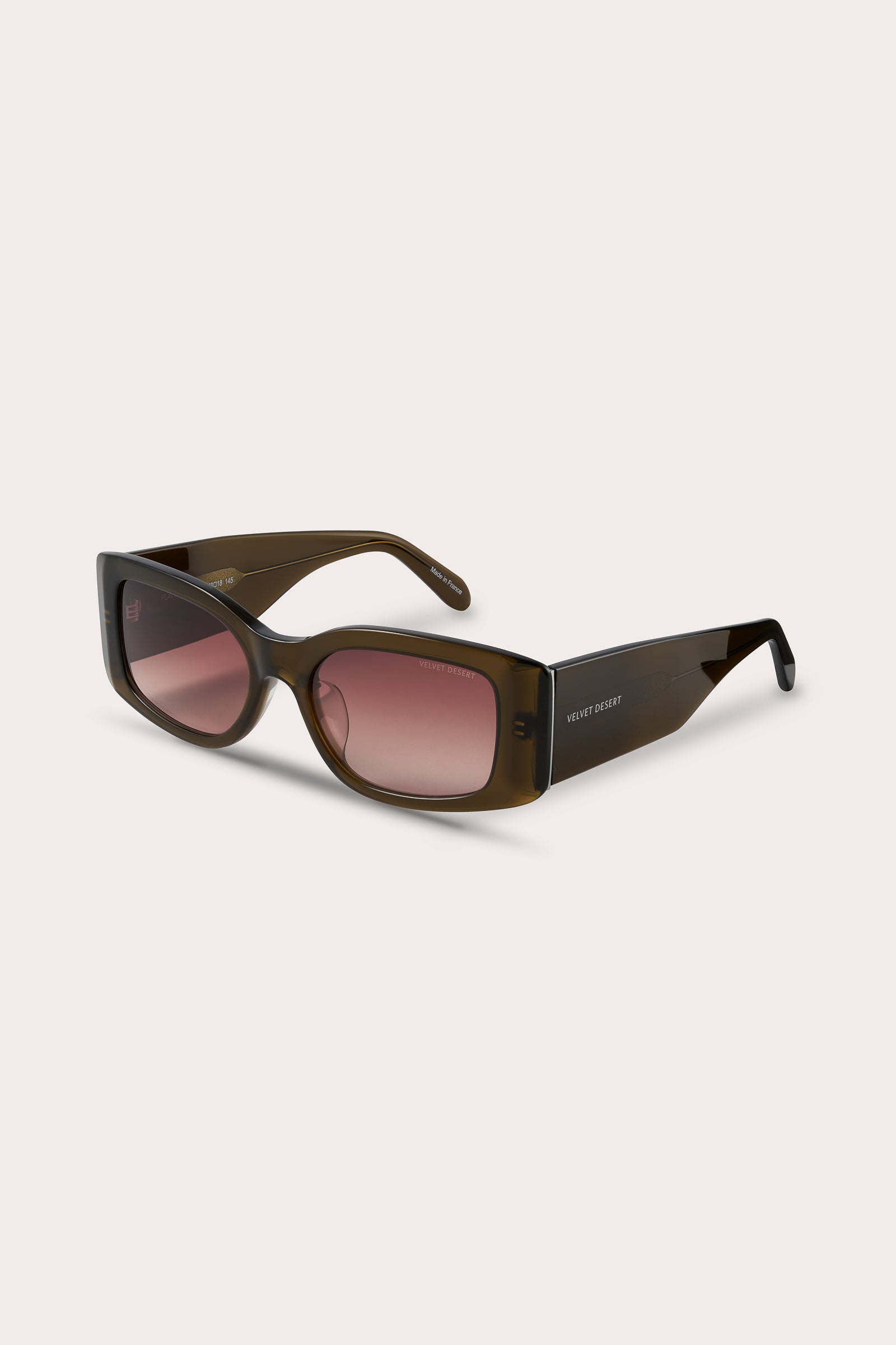 Placid Acetate Sunglasses Truffle Brown