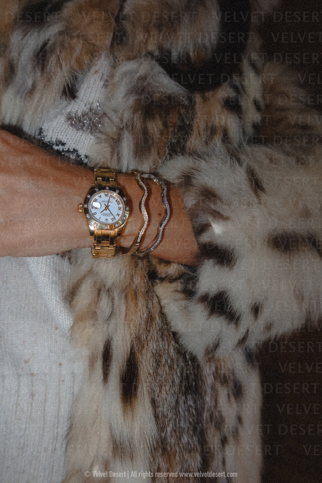 Dune Mirage Bangle - Gold