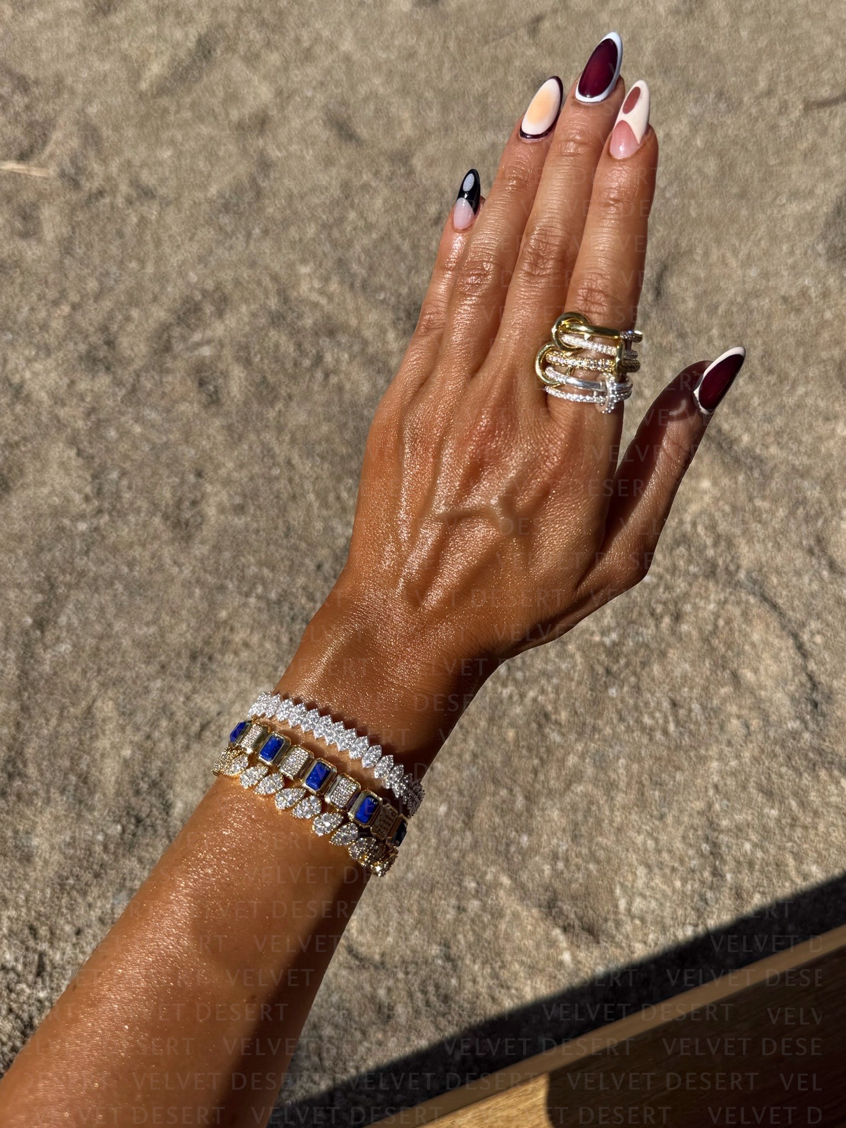 Mara Lapis Emerald Bracelet
