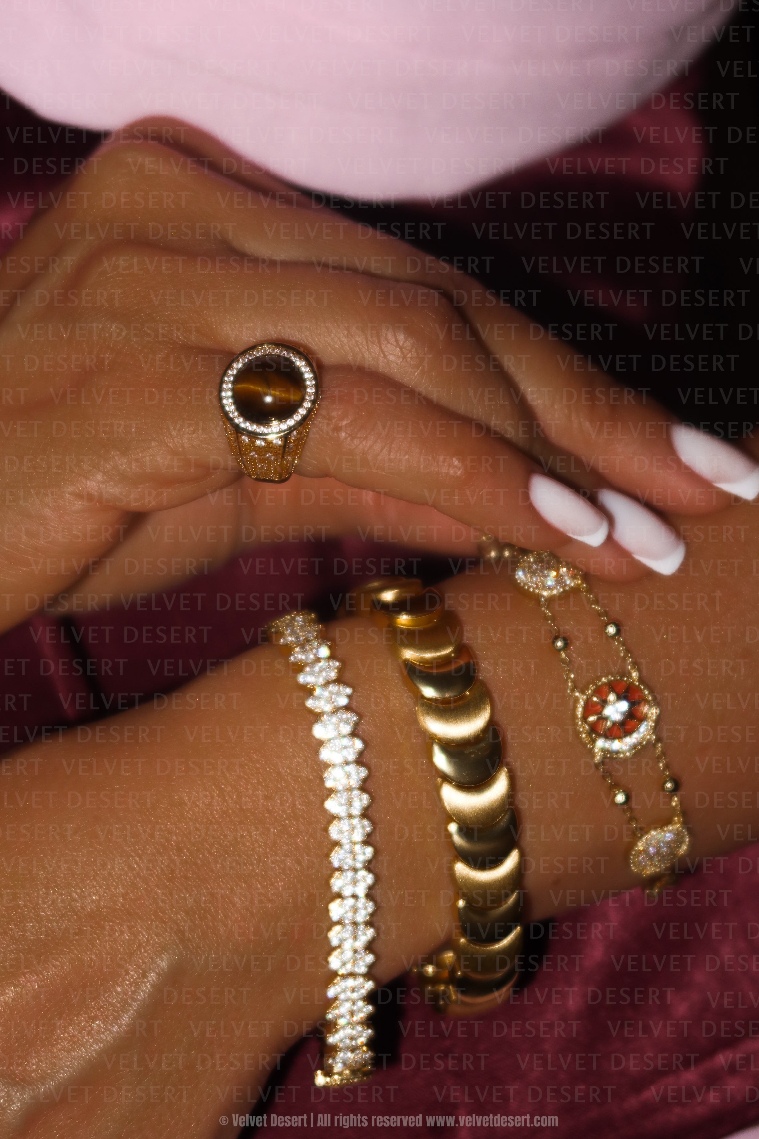 Alfreya Tiger Eye Signet Ring