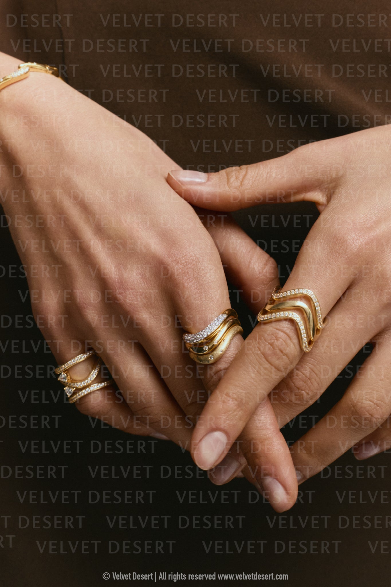 Dune Rimal Ring Pavè