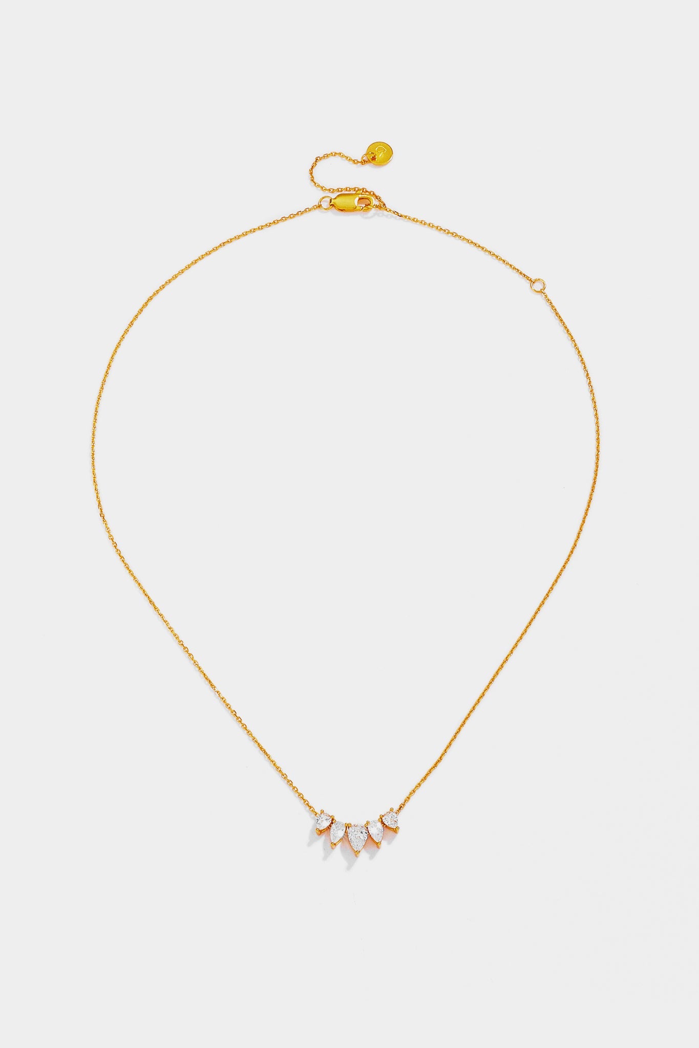 Zenith Teardrop Charm Necklace