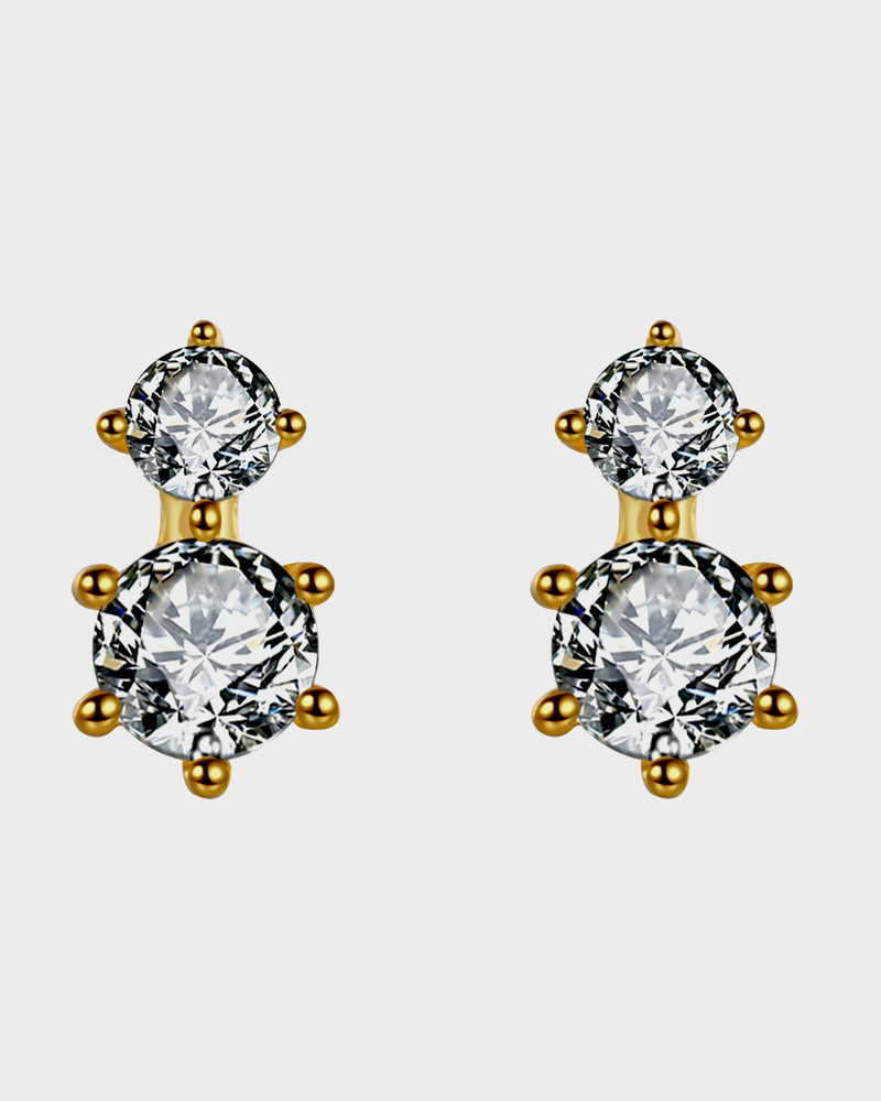 Lola Round Cut Studs