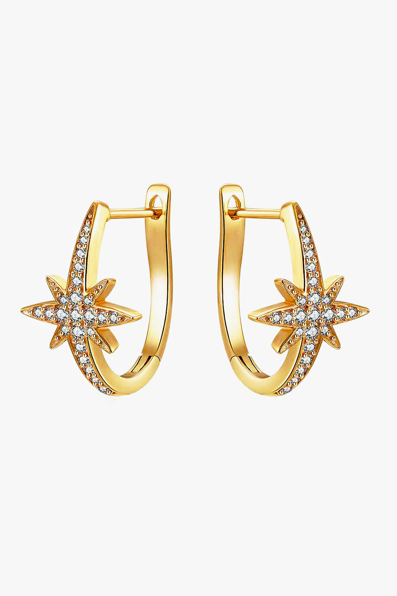 Starry Nights Pavé Hoops